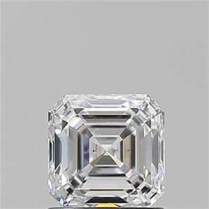 Picture of Natural Diamond 1.09 Carats, Asscher with  Cut, D Color, SI1 Clarity and Certified by GIA