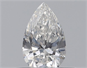 Diamante Natural 0.31 quilates, De pera , Color E, claridad SI1 y certificado GIA