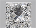 Natural Diamond 0.46 Carats, Princess with  Cut, E Color, VS1 Clarity and Certified by GIA