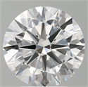 Lab Grown Diamond 3.99 Carats, Round with Very Good Cut, E Color, VS2 Clarity and Certified by IGI