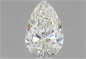 Diamante Natural 0.49 quilates, De pera , Color I, claridad VVS2 y certificado GIA