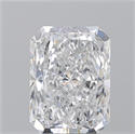 Diamante Natural 3.56 quilates, Radiante , Color E, claridad SI1 y certificado GIA