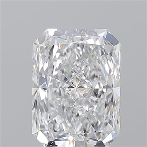 Foto Diamante Natural 3.56 quilates, Radiante , Color E, claridad SI1 y certificado GIA de