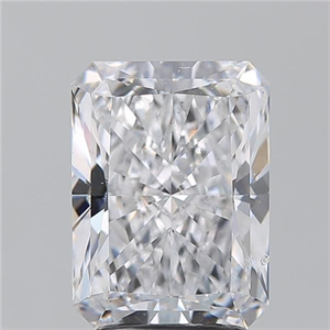 Foto Diamante Natural 3.02 quilates, Radiante , Color D, claridad SI1 y certificado GIA de