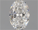 Natural Diamond 0.40 Carats, Oval with  Cut, E Color, VS2 Clarity and Certified by GIA