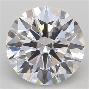 Picture of Lab Grown Diamond 1.04 Carats, Round with Excellent Cut, D Color, FL Clarity and Certified by GIA