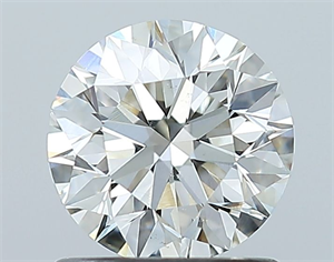 Picture of Natural Diamond 1.00 Carats, Round with Excellent Cut, K Color, VS2 Clarity and Certified by GIA