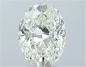 Diamante Natural 3.51 quilates, Ovalado , Color J, claridad SI1 y certificado GIA