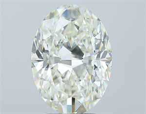 Foto Diamante Natural 3.51 quilates, Ovalado , Color J, claridad SI1 y certificado GIA de