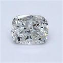 Natural Diamond 0.70 Carats, Cushion with  Cut, G Color, SI1 Clarity and Certified by GIA