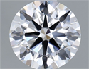 Lab Grown Diamond 1.06 Carats, Round with Ideal Cut, D Color, IF Clarity and Certified by IGI