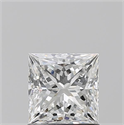 Natural Diamond 1.01 Carats, Princess with  Cut, F Color, VVS1 Clarity and Certified by GIA