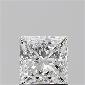 Picture of Natural Diamond 1.01 Carats, Princess with  Cut, F Color, VVS1 Clarity and Certified by GIA