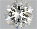 Natural Diamond 0.70 Carats, Round with Very Good Cut, J Color, IF Clarity and Certified by GIA