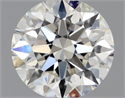 Natural Diamond 0.52 Carats, Round with Excellent Cut, H Color, VS1 Clarity and Certified by GIA