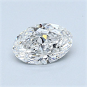 Diamante Natural 0.70 quilates, Ovalado , Color D, claridad SI2 y certificado GIA