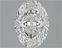 Natural Diamond 2.50 Carats, Oval with  Cut, G Color, VVS1 Clarity and Certified by GIA