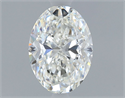 Natural Diamond 0.60 Carats, Oval with  Cut, G Color, VVS2 Clarity and Certified by GIA