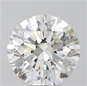 Diamante Natural 4.01 quilates, Redondo , Color F, claridad VVS1 y certificado GIA