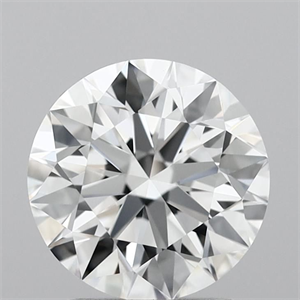 Foto Diamante Natural 2.43 quilates, Redondo , Color F, claridad VVS1 y certificado GIA de