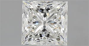 Picture of Natural Diamond 1.51 Carats, Princess with  Cut, I Color, VS2 Clarity and Certified by GIA