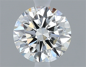 Picture of Natural Diamond 0.41 Carats, Round with Excellent Cut, F Color, VS1 Clarity and Certified by IGI