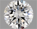 Natural Diamond 0.40 Carats, Round with Excellent Cut, D Color, VVS1 Clarity and Certified by GIA