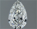 Natural Diamond 0.50 Carats, Pear with  Cut, H Color, VS1 Clarity and Certified by GIA