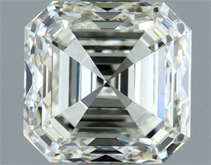 Picture of Natural Diamond 1.02 Carats, Asscher with  Cut, I Color, VS1 Clarity and Certified by IGI
