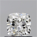 Natural Diamond 0.60 Carats, Cushion with  Cut, H Color, VS1 Clarity and Certified by GIA