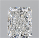 Natural Diamond 2.01 Carats, Radiant with  Cut, G Color, SI1 Clarity and Certified by GIA