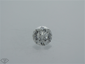 Picture of Natural Diamond 0.41 Carats, Round with Excellent Cut, J Color, VVS1 Clarity and Certified by GIA