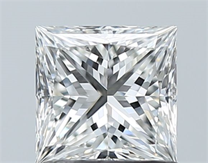 Foto Diamante Natural 1.00 quilates, Princesa , Color G, claridad VVS1 y certificado GIA de