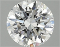 Del inventario de diamantes de laboratorio, 2.01 quilates, Redondo , Color E, claridad VVS2 y certificado IGI