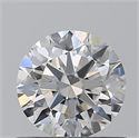 Diamante Natural 0.70 quilates, Redondo , Color E, claridad VVS2 y certificado GIA