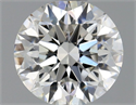Natural Diamond 0.85 Carats, Round with Excellent Cut, F Color, VS1 Clarity and Certified by GIA