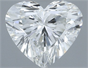 Natural Diamond 0.50 Carats, Heart with  Cut, G Color, VVS2 Clarity and Certified by IGI