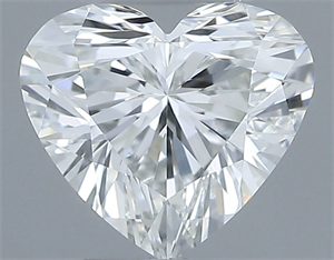 Picture of Natural Diamond 0.50 Carats, Heart with  Cut, G Color, VVS2 Clarity and Certified by IGI