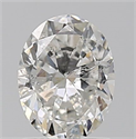 Natural Diamond 1.04 Carats, Oval with  Cut, G Color, SI2 Clarity and Certified by GIA