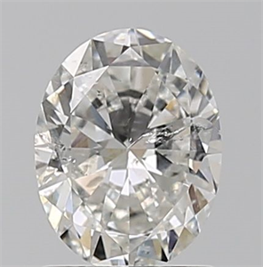 Picture of Natural Diamond 1.04 Carats, Oval with  Cut, G Color, SI2 Clarity and Certified by GIA