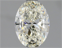 Natural Diamond 1.01 Carats, Oval with  Cut, J Color, VS1 Clarity and Certified by GIA