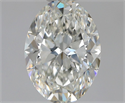 Natural Diamond 1.20 Carats, Oval with  Cut, H Color, VS1 Clarity and Certified by GIA