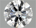 Lab Grown Diamond 1.45 Carats, Round with Ideal Cut, F Color, VS1 Clarity and Certified by IGI