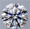 Diamante Natural 2.81 quilates, Redondo , Color E, claridad VVS1 y certificado GIA