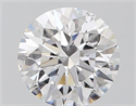 Natural Diamond 0.55 Carats, Round with Excellent Cut, D Color, SI1 Clarity and Certified by GIA