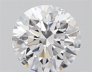 Picture of Natural Diamond 0.55 Carats, Round with Excellent Cut, D Color, SI1 Clarity and Certified by GIA