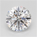 Lab Grown Diamond 1.02 Carats, Round with Ideal Cut, D Color, VS1 Clarity and Certified by IGI