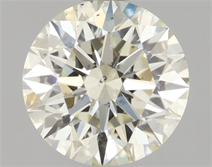 Picture of Natural Diamond 0.91 Carats, Round with Excellent Cut, K Color, VS2 Clarity and Certified by IGI