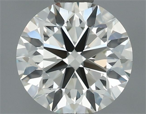 Picture of Natural Diamond 0.70 Carats, Round with Very Good Cut, J Color, VVS1 Clarity and Certified by IGI