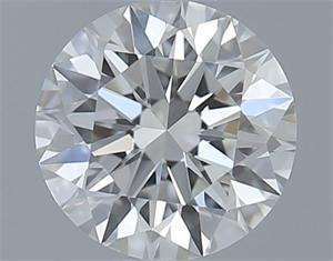 Picture of Natural Diamond 0.45 Carats, Round with Excellent Cut, I Color, IF Clarity and Certified by GIA